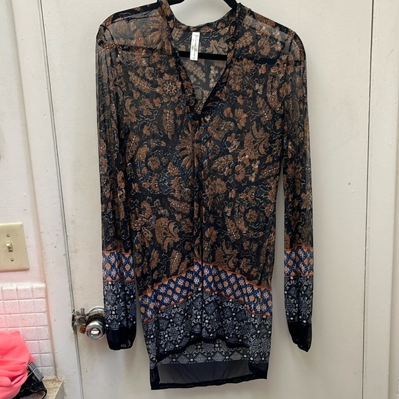 PerSeption Concept sheer mini dress size Medium - Picture 3 of 13